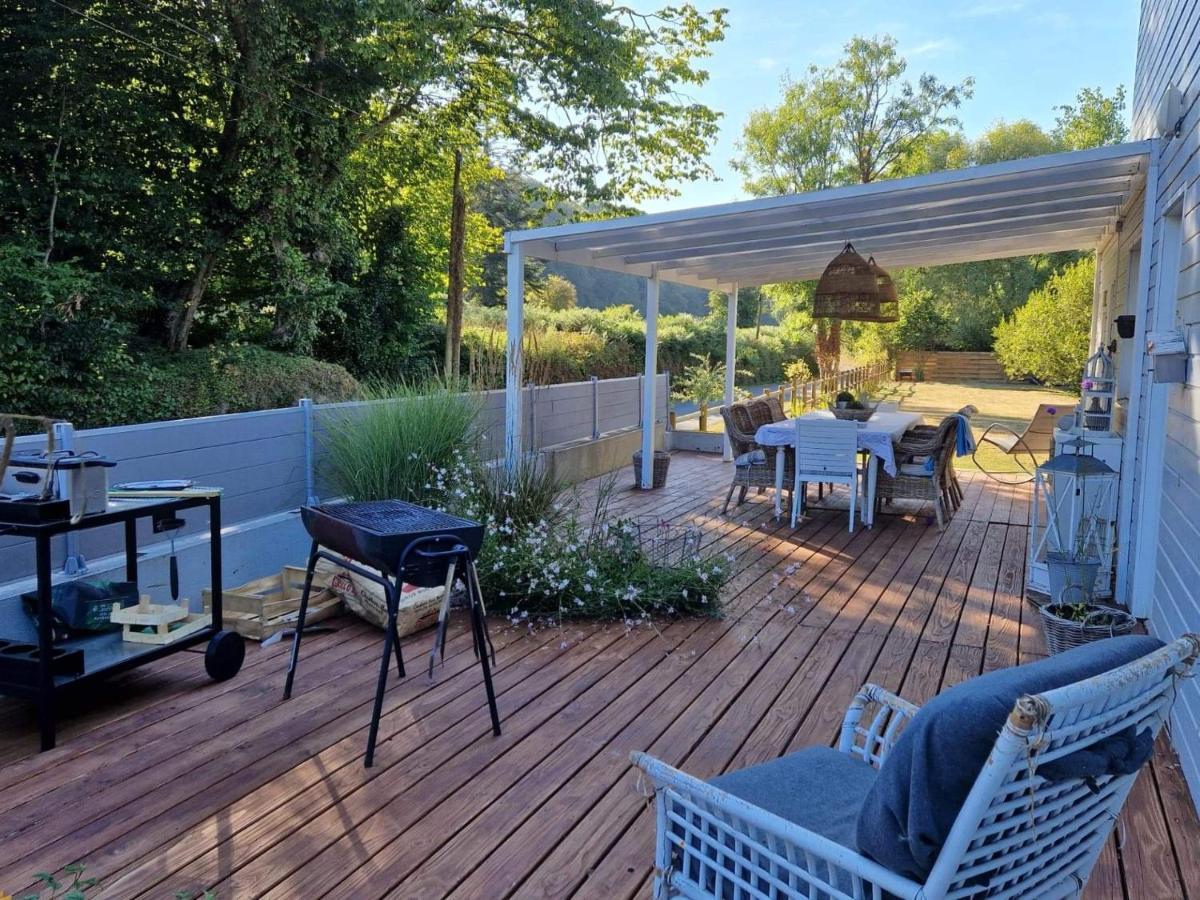 Lodge Avec Vue Sur La Riviere Lannion Exterior photo